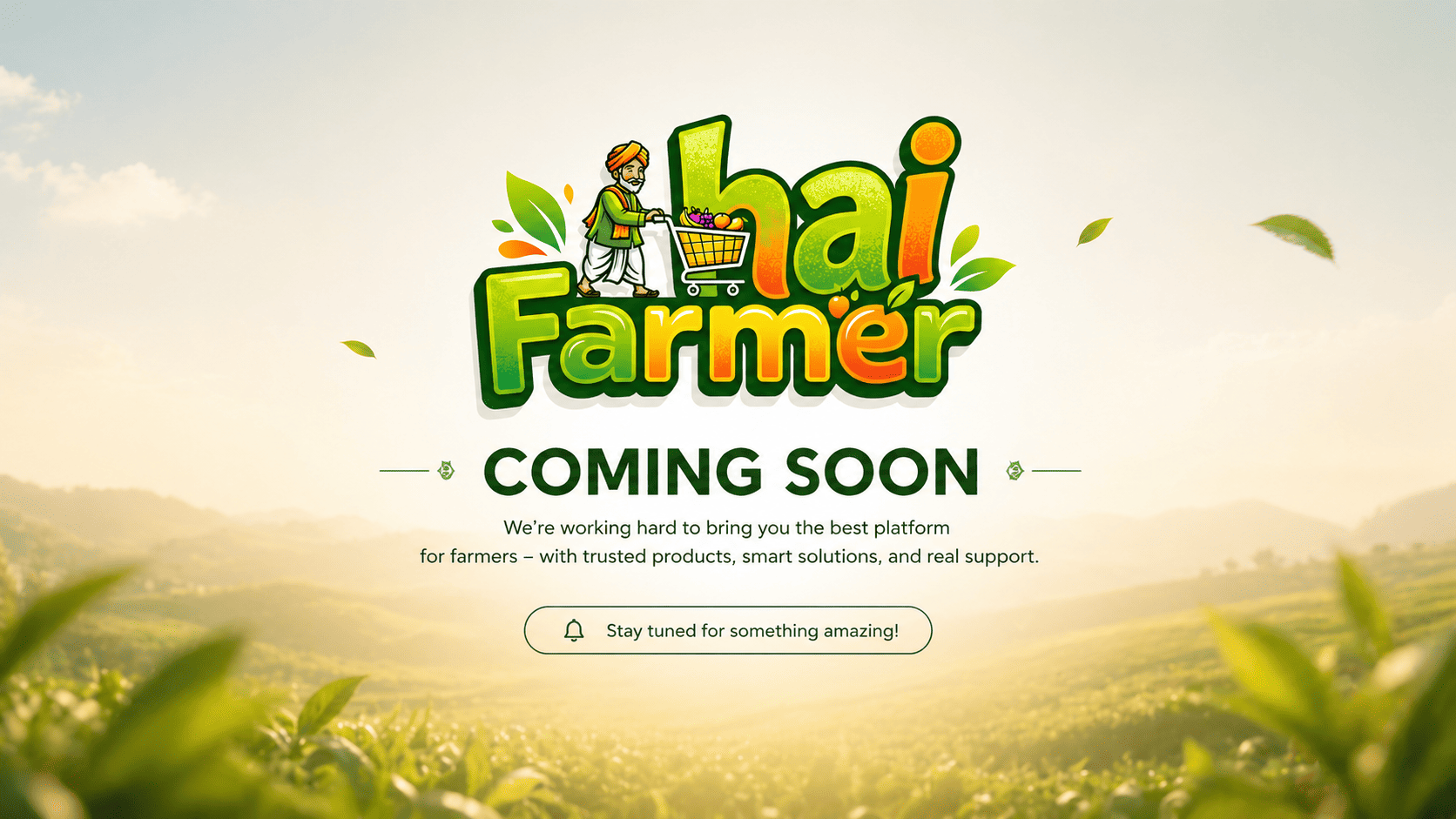 Hai Farmer coming soon